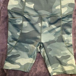 TKO shorts leggings with cheetah print size large